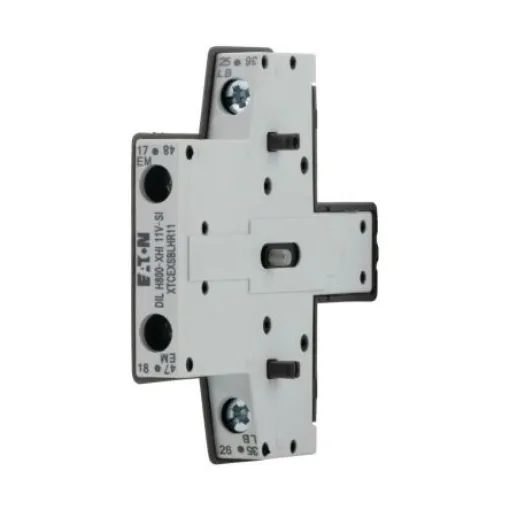 Eaton Auxiliary Contacts Module, 2 Contact, 1N/O+1N/C, Side Mount, Eaton Moeller DILH DILH - 199560 DILH800-XHI11V-SI product image