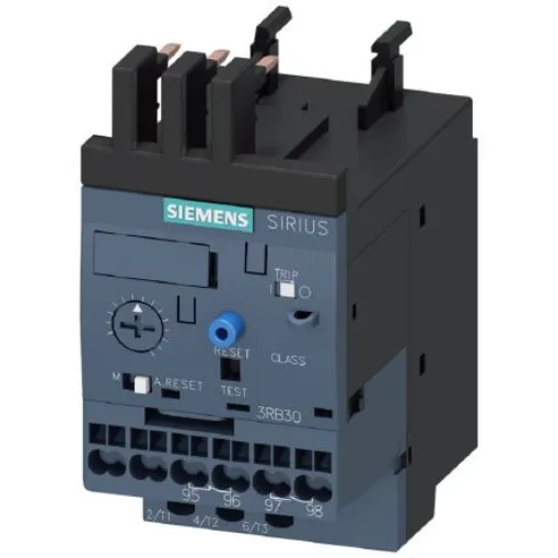 Siemens SIRIUS 3RU2 Thermal Overload Relay 1NC/1NO, 22 A F.L.C, 3 A Contact Rating, 18.5 kW, 3P, SIRIUS - 3RU21264CB1 product image