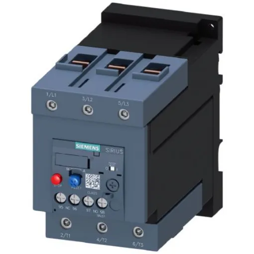 Siemens SIRIUS 3RU2 Thermal Overload Relay 1NC/1NO, 75 A F.L.C, 3 A Contact Rating, 55 kW, 3P, SIRIUS - 3RU21464KD0 product image