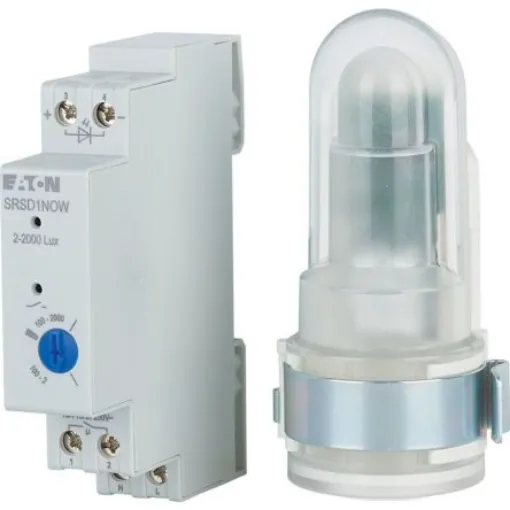 Eaton Distribution Parts Series DIN Rail Mount Digital Timer, 230V ac, 1-Contact, 1-Function, SPST - 196845 SRSD1NOW product image