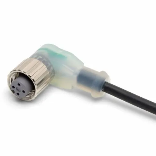 Omron Right Angle Female M12 to Unterminated Sensor Actuator Cable, 5m - XS2F-M12PVC3A5MPLED product image