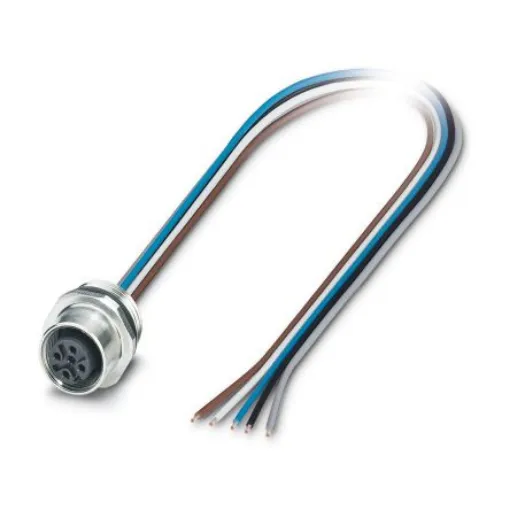 Phoenix Contact Straight Female M12 to Male M16 Actuator/Sensor Cable, 500mm - 1458871 product image