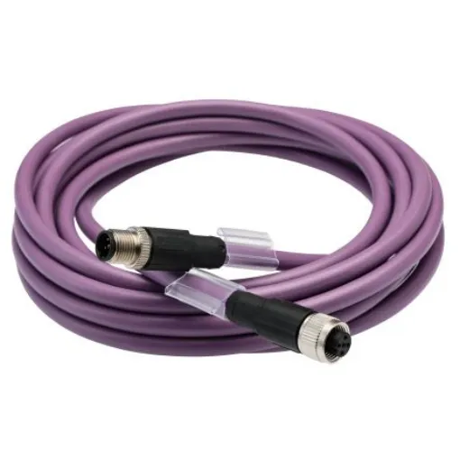 Phoenix Contact Straight Female M12 to Male M12 Bus Cable, 5m - 1507382 product image