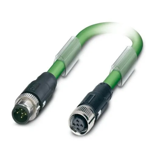 Phoenix Contact Straight Male M12 to Female M12 Bus Cable, 5m - 1517990 product image