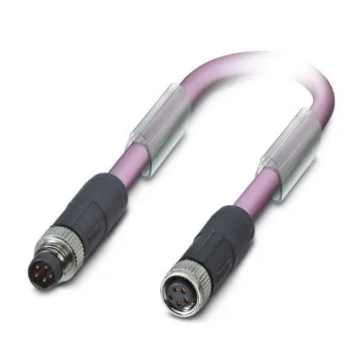 Phoenix Contact Straight Male M8 to Female M8 Bus Cable, 1m - 1575848 product image