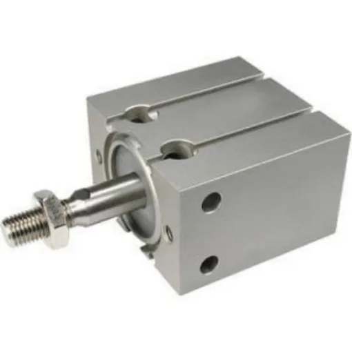 SMC Pneumatic Piston Rod Cylinder - 20mm Bore, 80mm Stroke, CU Series, Double Acting - CDU20-80A product image