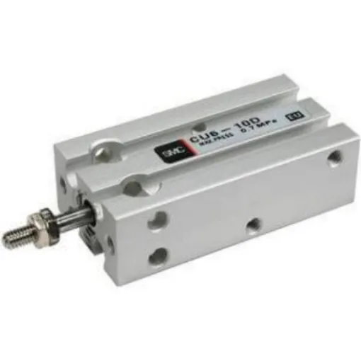 SMC Pneumatic Piston Rod Cylinder - 32mm Bore, 70mm Stroke, CU Series, Double Acting - CDU32-70D product image