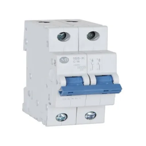 Allen Bradley MCB, 2P, 2A Curve C, 400V AC, 96V DC - 188-K2C020 product image