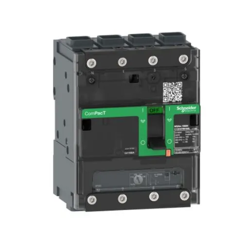Schneider Electric, ComPacT NSX MCCB 4P 100A, Fixed Mount - C11B4TM100L product image