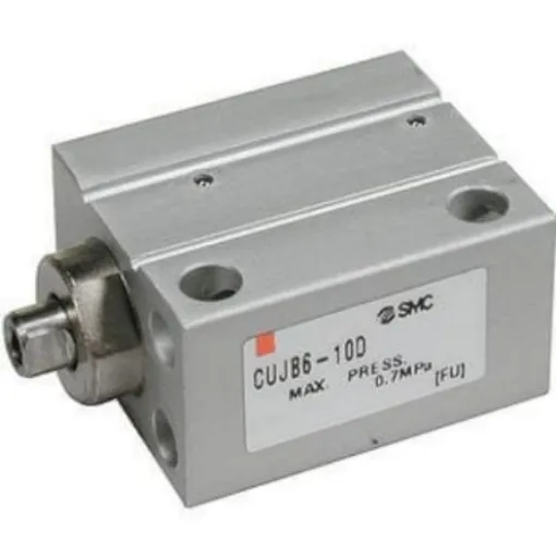 SMC Pneumatic Piston Rod Cylinder - 8mm Bore, 4mm Stroke, CUJ Series, Double Acting - CUJB8-4D product image