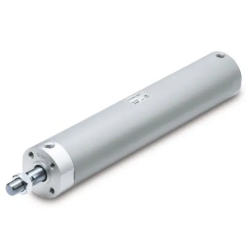 SMC Pneumatic Piston Rod Cylinder - 63mm Bore, 200mm Stroke, CG1-Z Series, Double Acting - CDG1BA63-200Z product image