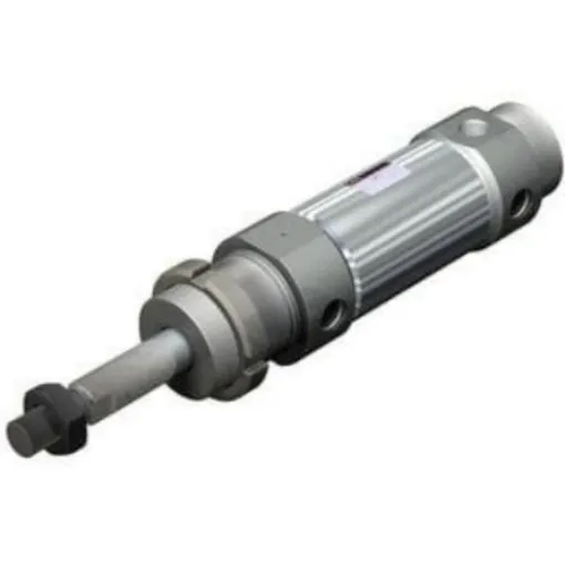 SMC Pneumatic Piston Rod Cylinder - 32mm Bore, 25mm Stroke, C76 Series, Double Acting - C76E32-25S product image