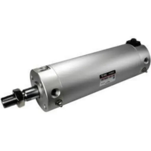 SMC Pneumatic Piston Rod Cylinder - 63mm Bore, 100mm Stroke, CBG1 Series, Double Acting - CBG1BN63-100-HL product image