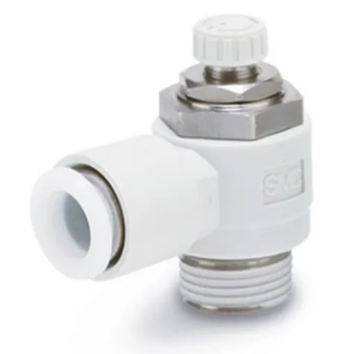 SMC AS Series Threaded Speed Controller, G 1/2 Inlet Port x 10mm Tube Outlet Port - AS4201F-04-10 product image