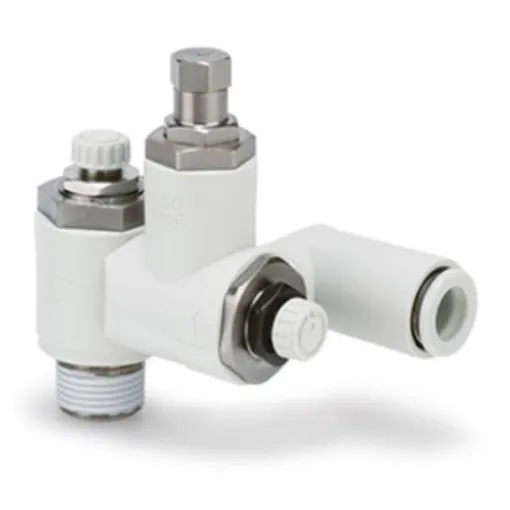 SMC ASQ Series Tube Flow Controller, G 1/2 Inlet Port, R1/8in Tube Inlet Port x 10mm Tube Outlet Port - ASQ630F-04-10S product image