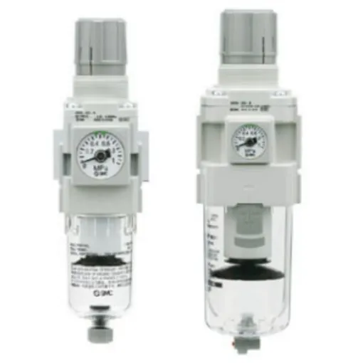 SMC AW Filter Regulator, 5µm, G 1/8, Auto, 10 bar - AW20-F01E-B product image