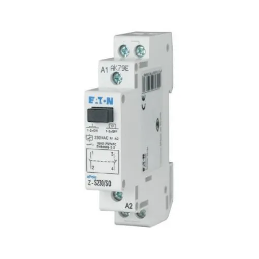 Eaton DIN Rail Impulse Relay, 240V ac Coil, 16A Switching Current, SPDT - 265282 Z-S240/SO product image