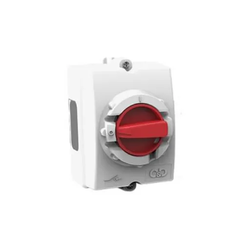 Craig & Derricott 3 Pole Isolator Switch - 20A Maximum Current - EDKP323CO product image