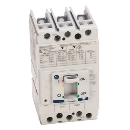 Allen Bradley MCCB Molded Case Circuit Breaker 3P 100A - 140G-G2C3-D10 product image