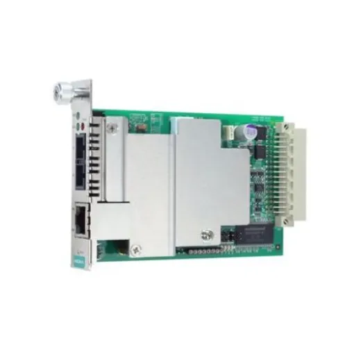 MOXA 10/100 Base-Tx Ethernet Media Converter, Single Mode, 100Mbit/s 20km - CSM-400-1224 product image