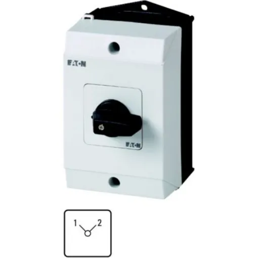 Eaton, 2P 2 Position 90° Rotary Cam Switch, 690V (Volts), 20A, Short Thumb Grip Actuator - 222616 T0-2-39/I1 product image