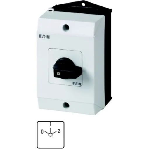 Eaton, 3P 3 Position 45° Multi Step Cam Switch, 690V (Volts), 20A, Short Thumb Grip Actuator - 222639 T0-3-15069/I1 product image