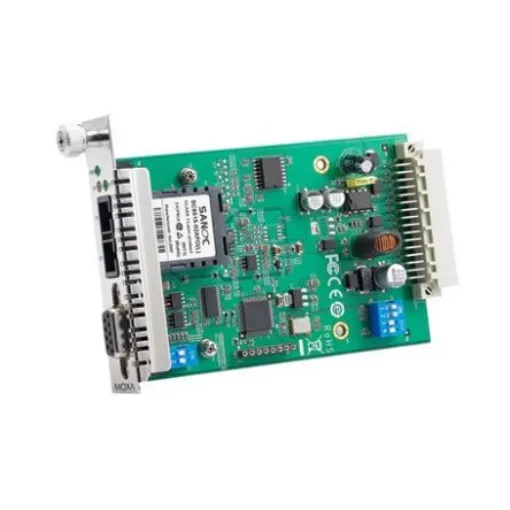 MOXA RS232, RS422, RS485 Media Converter, Single Mode, 100Mbit/s 40km - TCF-142-S-ST-RM product image