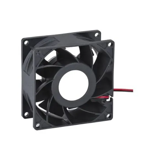 RS PRO Axial Fan, 24 V dc, DC Operation, 1.64m³/min, 4.8W, 200mA Max, 80 x 80 x 38mm - 2557307 product image
