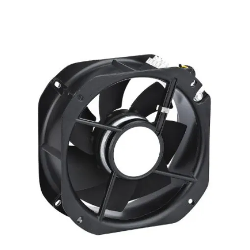RS PRO Axial Fan, 115 V ac, AC Operation, 9.8m³/min, 75W, 740mA Max, 225 x 225 x 80mm - 2557327 product image
