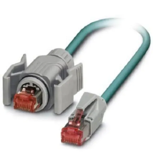 Phoenix Contact, 2m Cat5e, Blue RJ45 to Male RJ45 Male, Shielded Shielded, Terminated - 1405921 product image