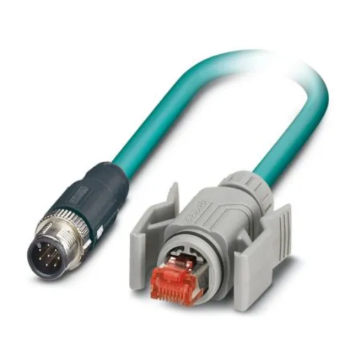 Phoenix Contact, 10m Cat5, Blue M12 to Male RJ45 Male, Shielded Shielded, Terminated - 1407425 product image