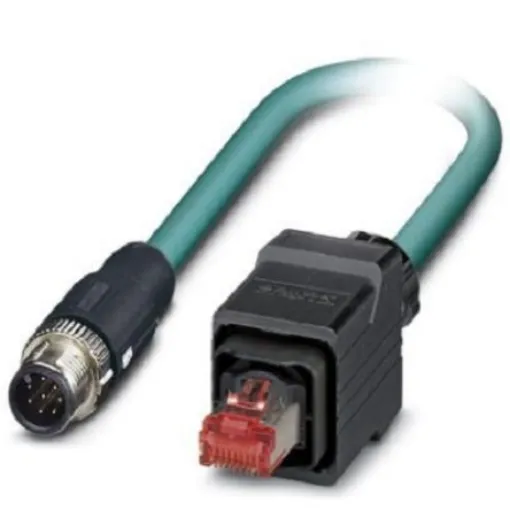 Phoenix Contact, 2m Cat5, Blue M12 to Male RJ45 Male, Shielded Shielded, Terminated - 1407431 product image