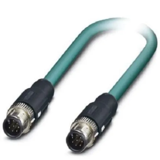 Phoenix Contact, 2m Cat5, Blue M12 to Male M12 Male, Shielded Shielded, Terminated - 1407435 product image