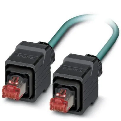 Phoenix Contact, 2m Cat5e, Blue RJ45 to Male RJ45 Male, Shielded Shielded, Terminated - 1408948 product image