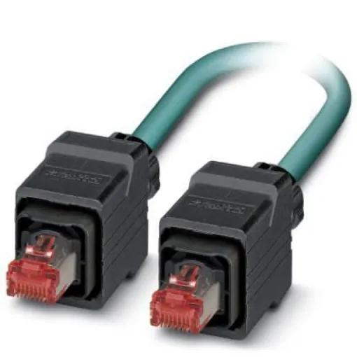 Phoenix Contact, 1m Cat5, Blue RJ45 to Male RJ45, Shielded Shielded, Terminated - 1408965 product image