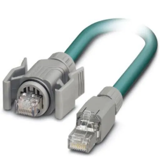 Phoenix Contact, 2m Cat5, Blue RJ45 to Male RJ45, Shielded Shielded, Terminated - 1412888 product image