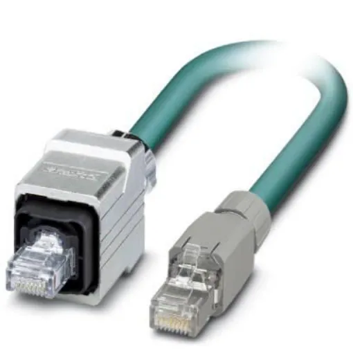 Phoenix Contact, 2m Cat5, Blue RJ45 to Male RJ45, Shielded Shielded, Terminated - 1412943 product image
