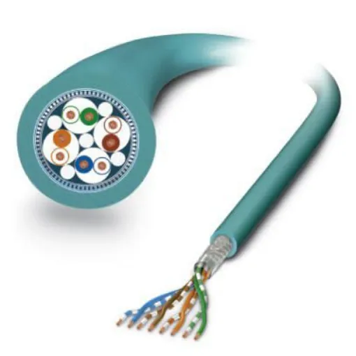 Phoenix Contact, 100m Cat5, Blue Unterminated, Shielded Shielded, Unterminated - 1416318 product image
