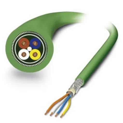 Phoenix Contact, 100m Cat5, Green Unterminated, Shielded Shielded, Unterminated - 1416363 product image