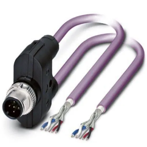 Phoenix Contact Straight Male M12 to Bus Cable, 10m - 1436107 product image
