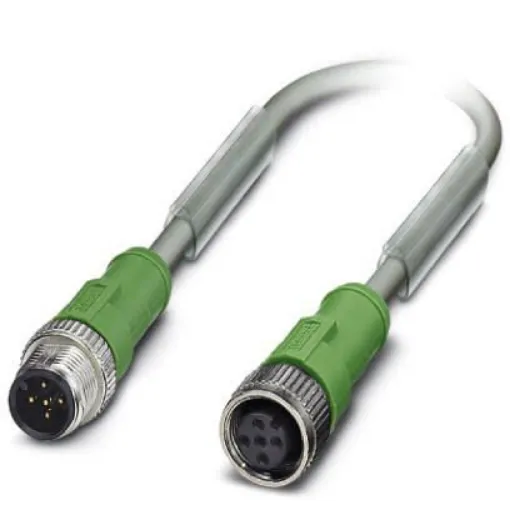 Phoenix Contact Straight Male M12 to Straight Female M12 Sensor Actuator Cable, 300mm - 1457267 product image