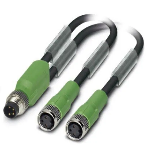 Phoenix Contact Straight Male M8 to Straight Female M8 Sensor Actuator Cable, 300mm - 1458664 product image