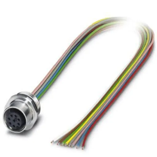 Phoenix Contact Straight Female M12 to Sensor Actuator Cable, 500mm - 1458842 product image