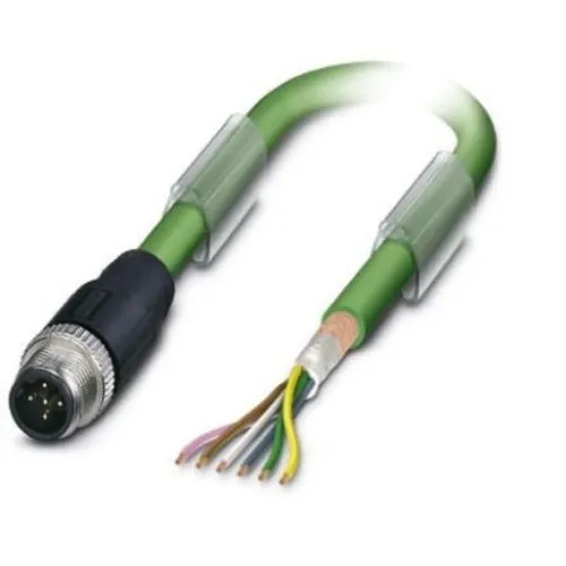 Phoenix Contact Straight Male M12 to Bus Cable, 10m - 1507081 product image