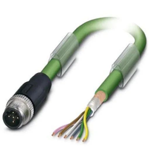 Phoenix Contact Straight Male M12 to Bus Cable, 15m - 1507094 product image