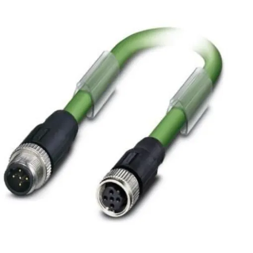 Phoenix Contact Straight Male M12 to Female M12 Bus Cable, 10m - 1507214 product image