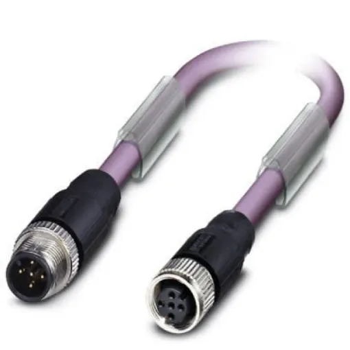 Phoenix Contact Straight Male M12 to Straight Female M12 Bus Cable, 6m - 1514320 product image