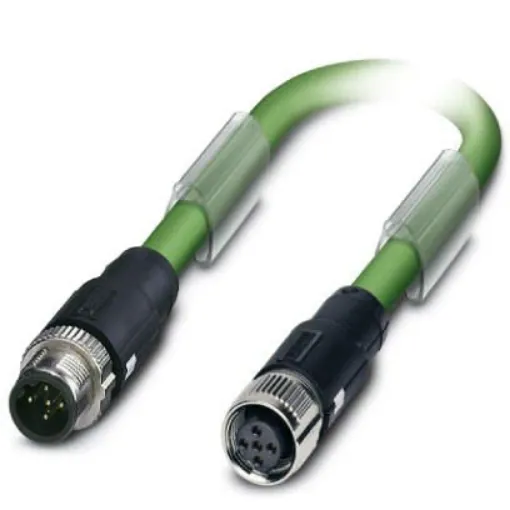 Phoenix Contact Straight Male M12 to Straight Female M12 Bus Cable, 15m - 1518012 product image