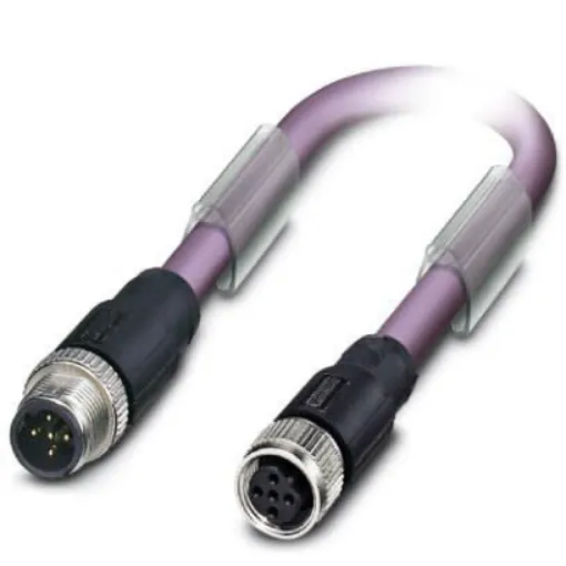 Phoenix Contact Straight Male M12 to Straight Female M12 Bus Cable, 25m - 1530252 product image