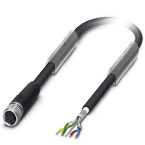 Phoenix Contact Straight Female M8 to Unterminated Bus Cable, 10m - 1543317 product image